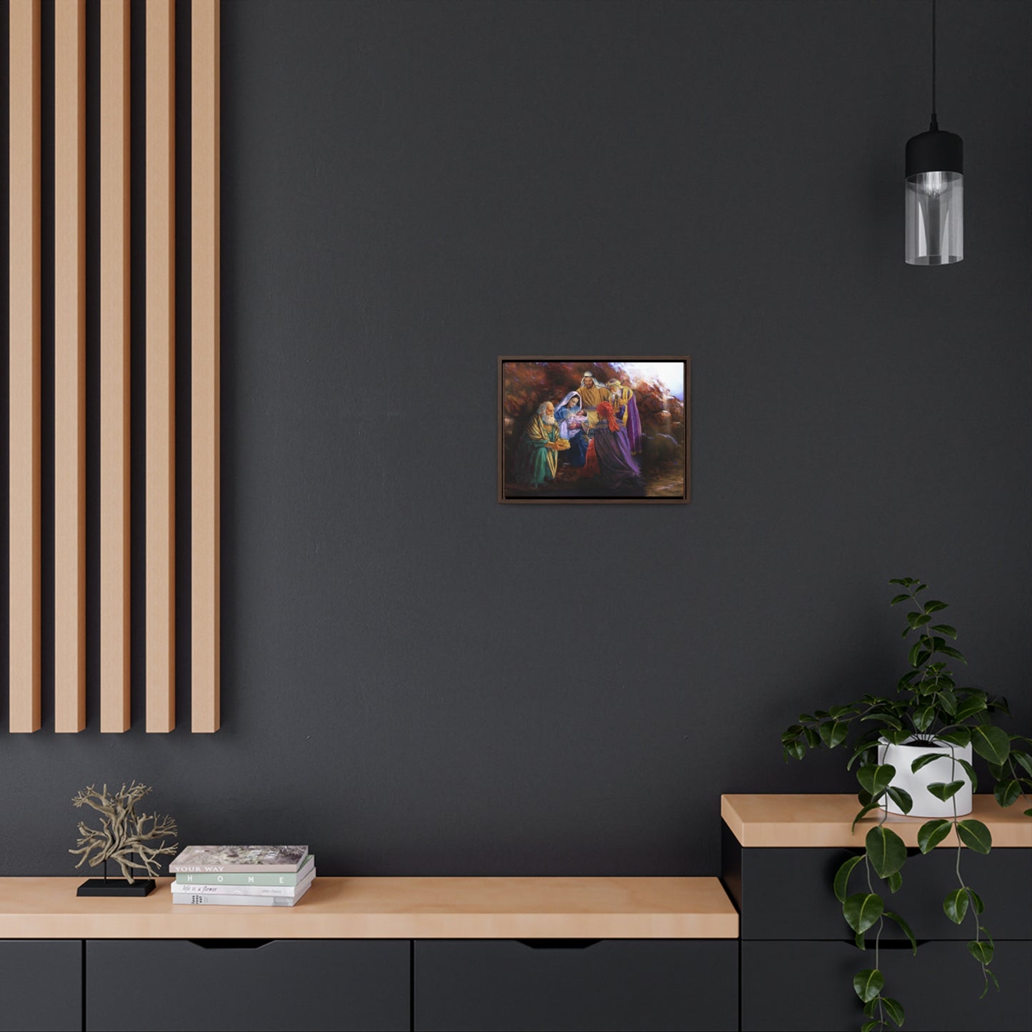Holy Night - Framed Gallery Canvas