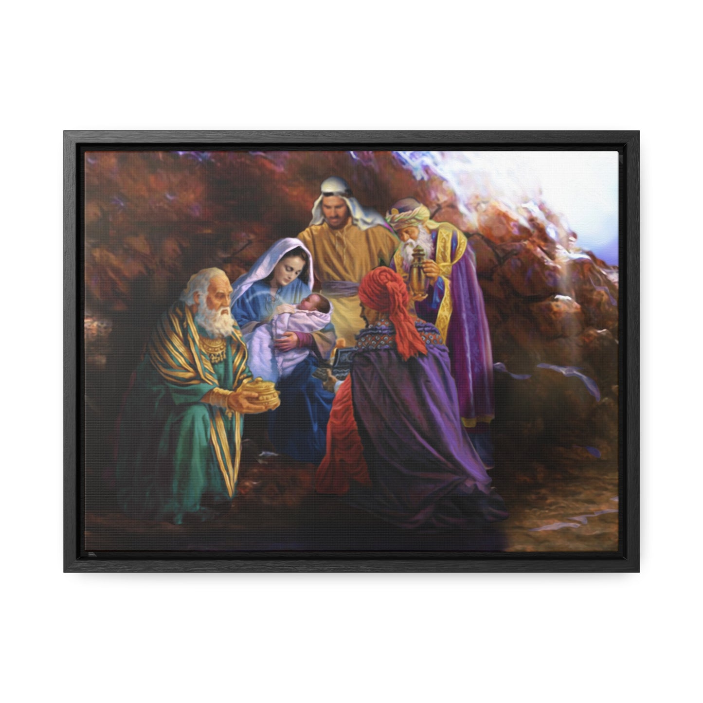 Holy Night - Framed Gallery Canvas