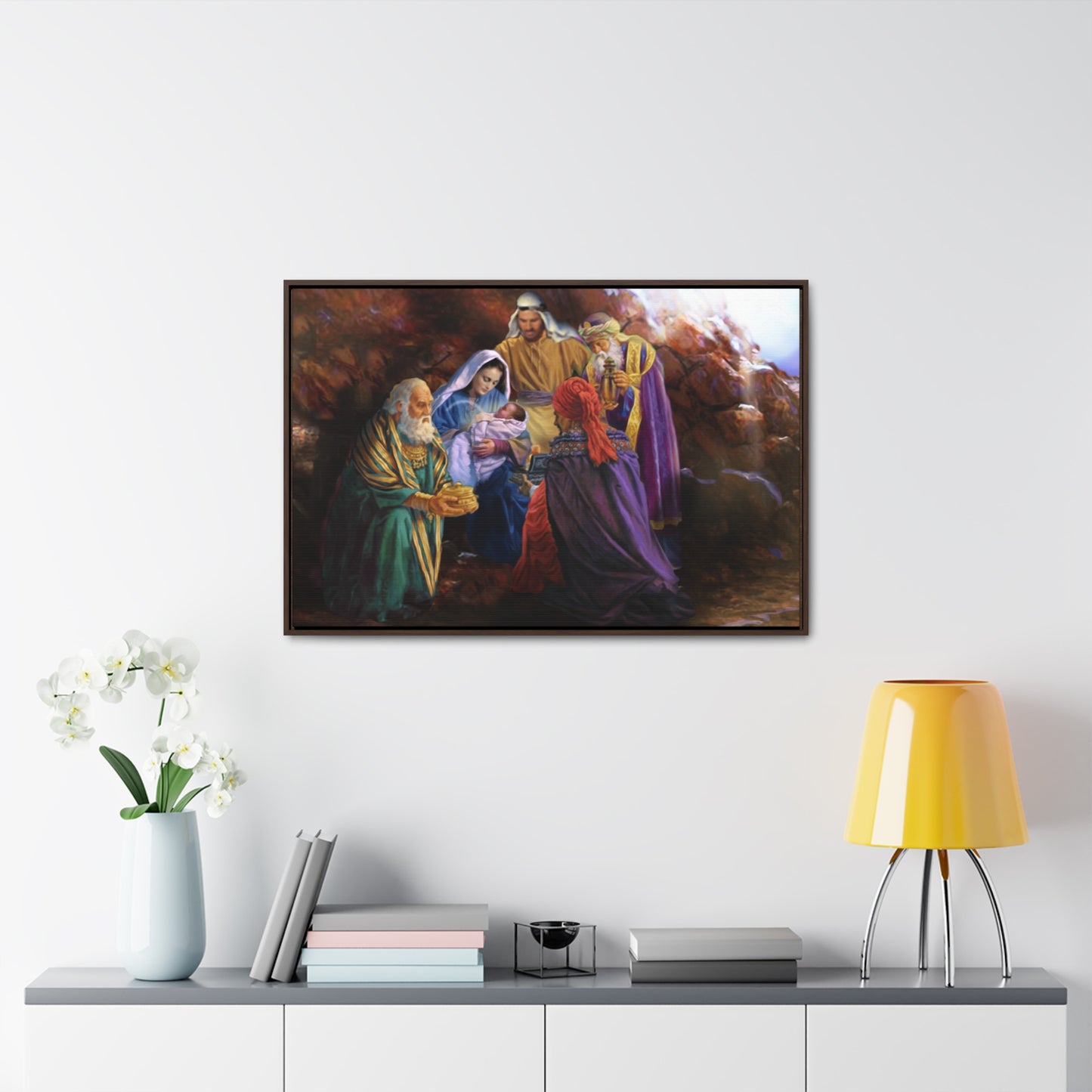 Holy Night - Framed Gallery Canvas