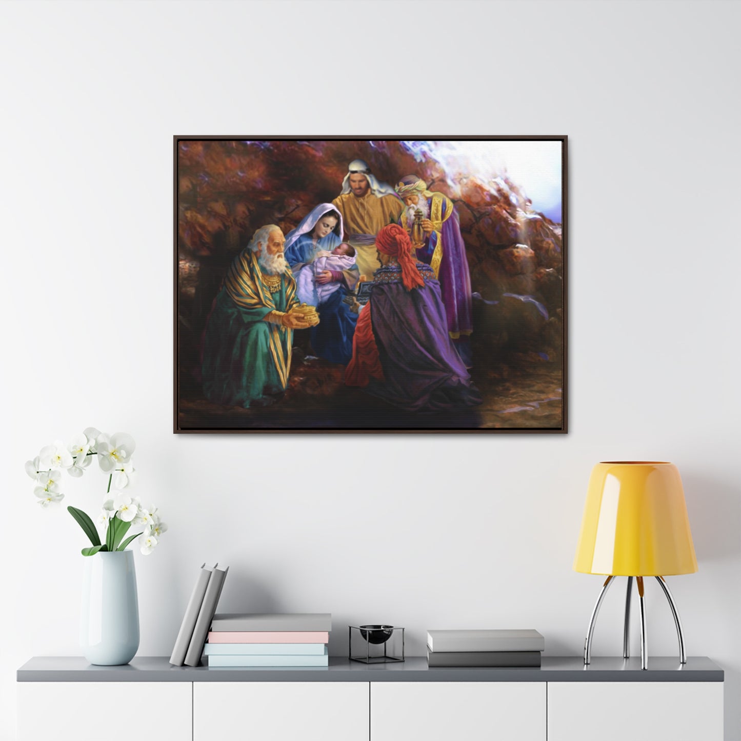 Holy Night - Framed Gallery Canvas