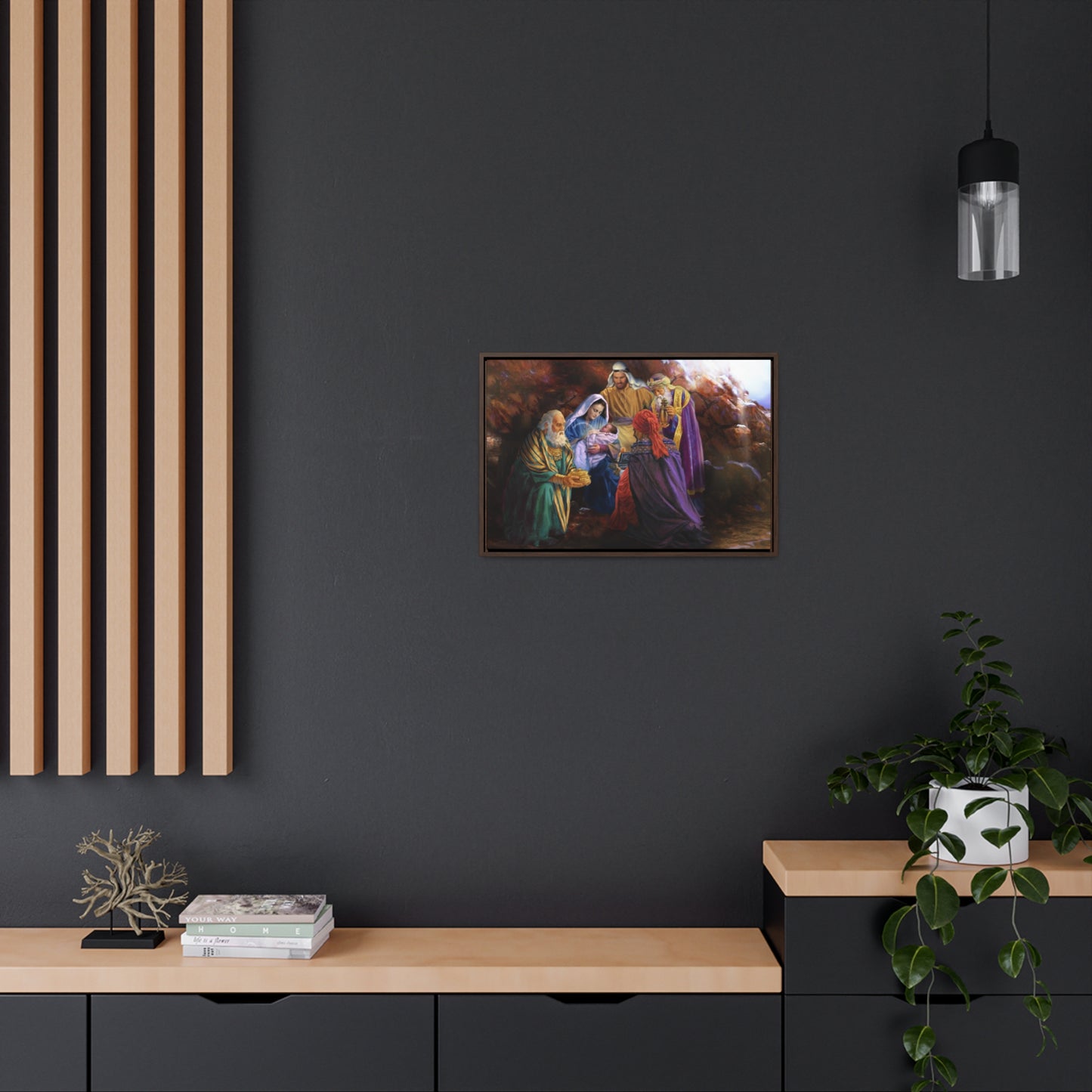 Holy Night - Framed Gallery Canvas
