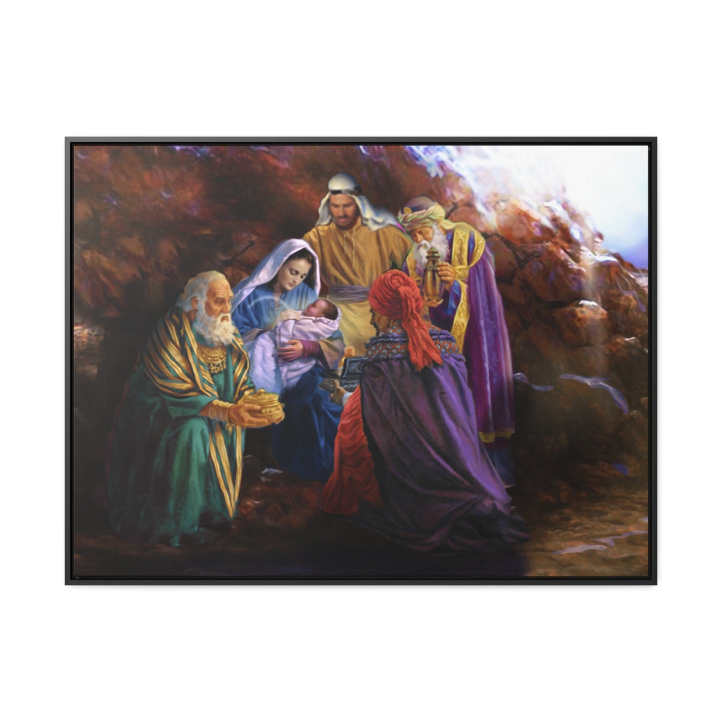 Holy Night - Framed Gallery Canvas