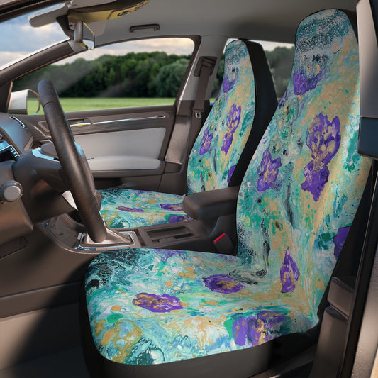 Copy of Car Seat Covers - Purple Vine