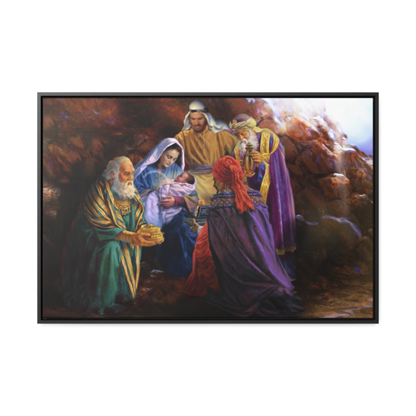 Holy Night - Framed Gallery Canvas
