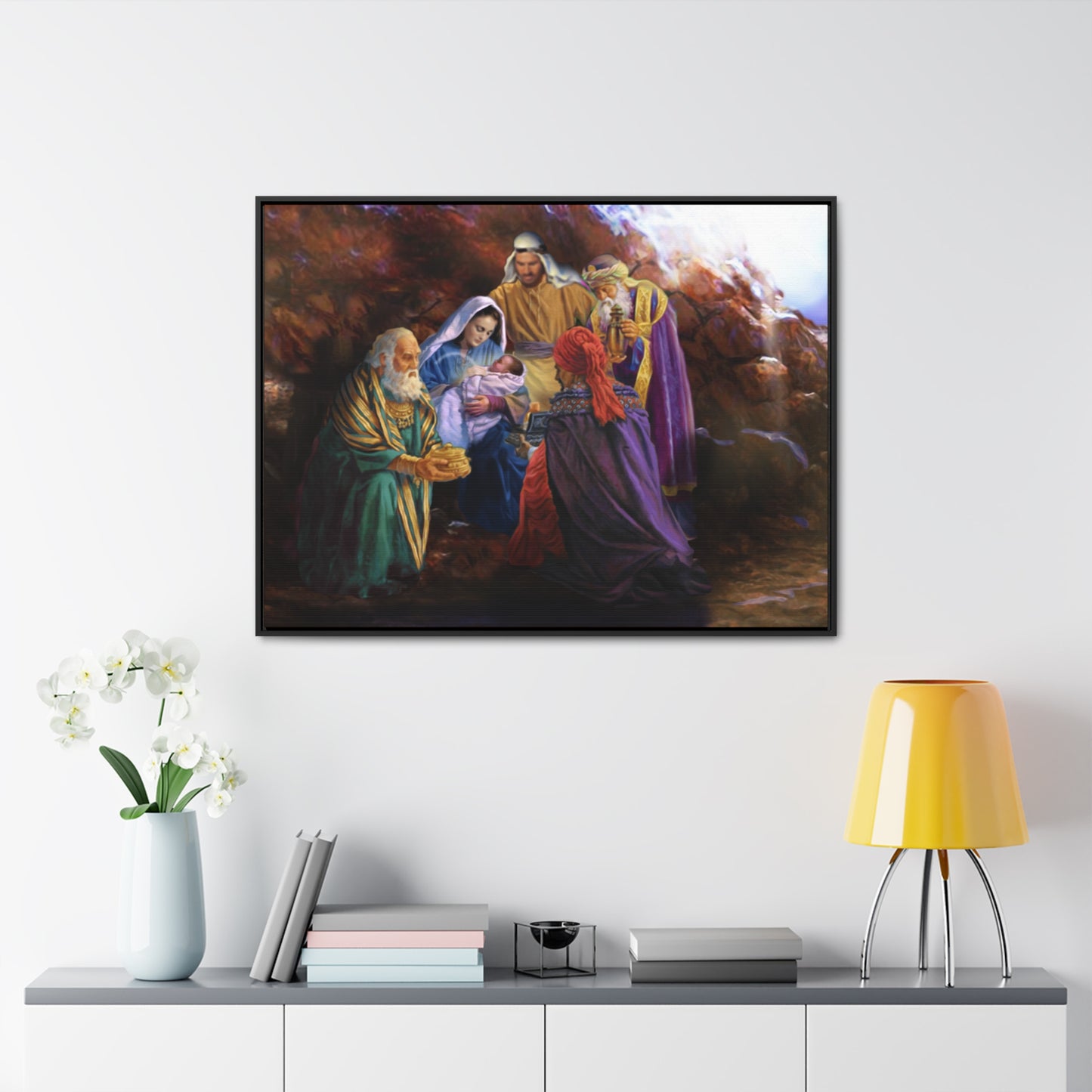 Holy Night - Framed Gallery Canvas