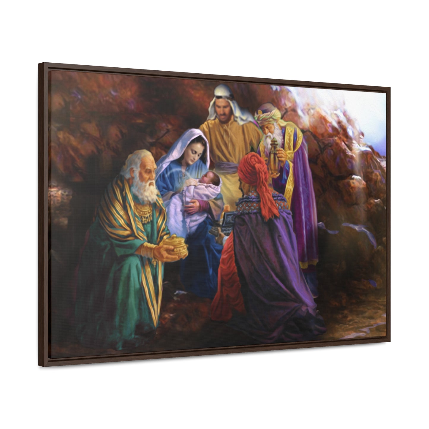 Holy Night - Framed Gallery Canvas