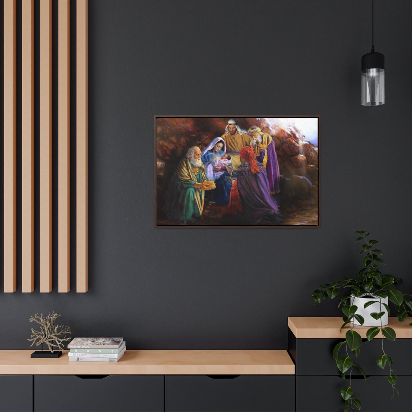 Holy Night - Framed Gallery Canvas