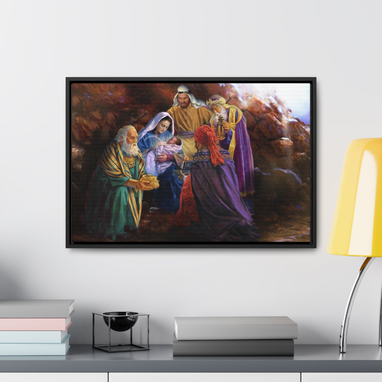 Holy Night - Framed Gallery Canvas