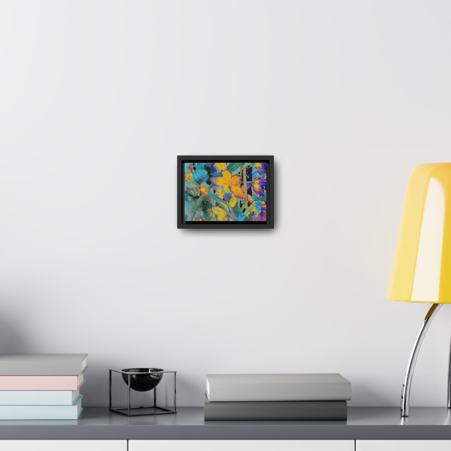 Midnight Orchid - Framed Gallery Canvas