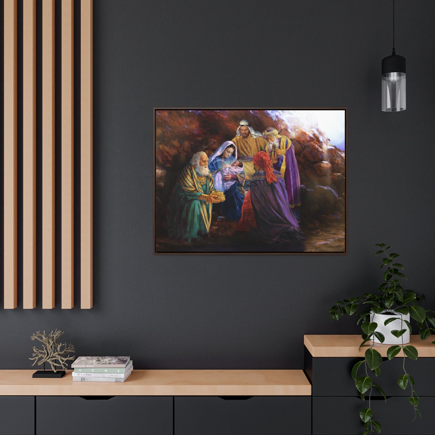 Holy Night - Framed Gallery Canvas