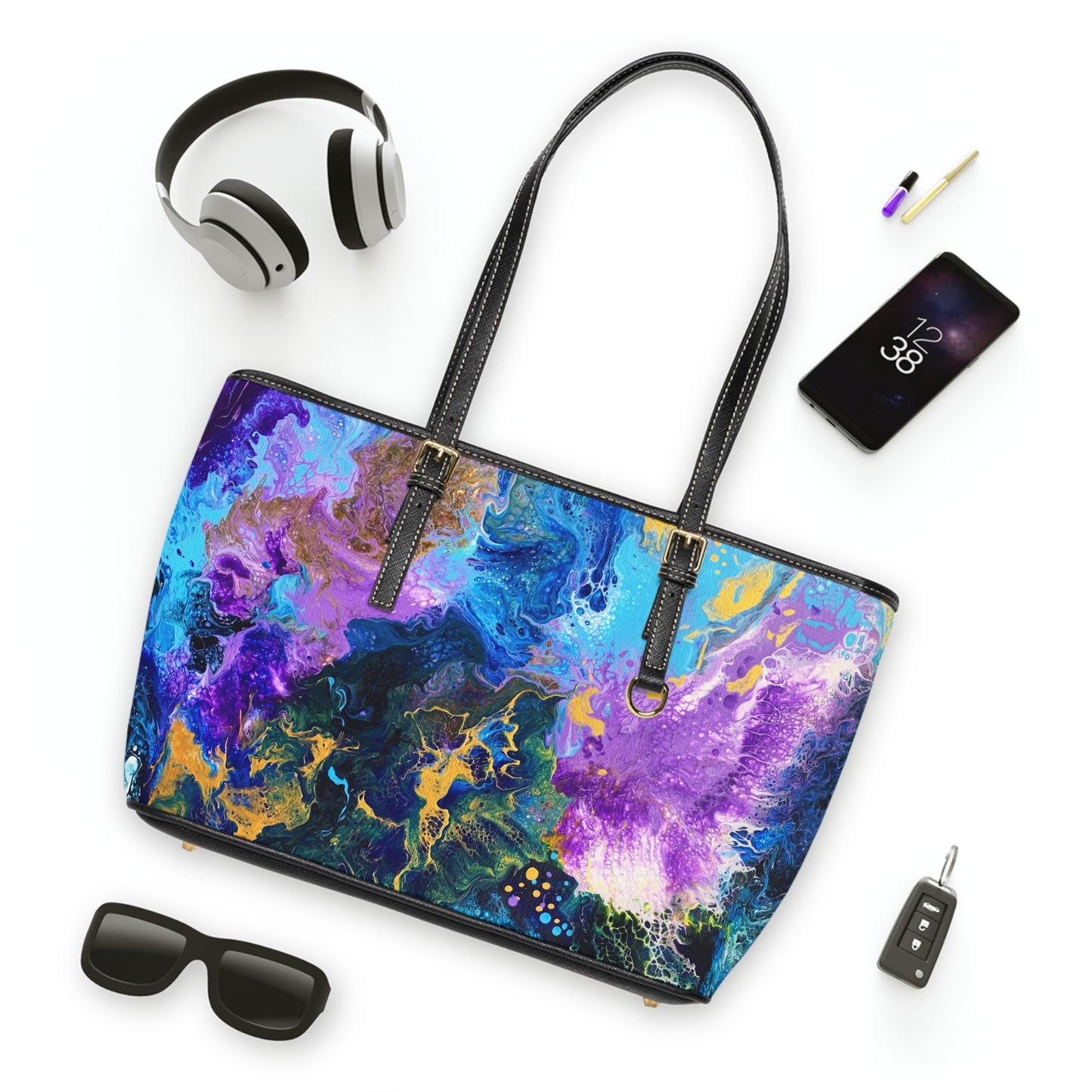 VEGAN Leather Shoulder Bag - Mind Games