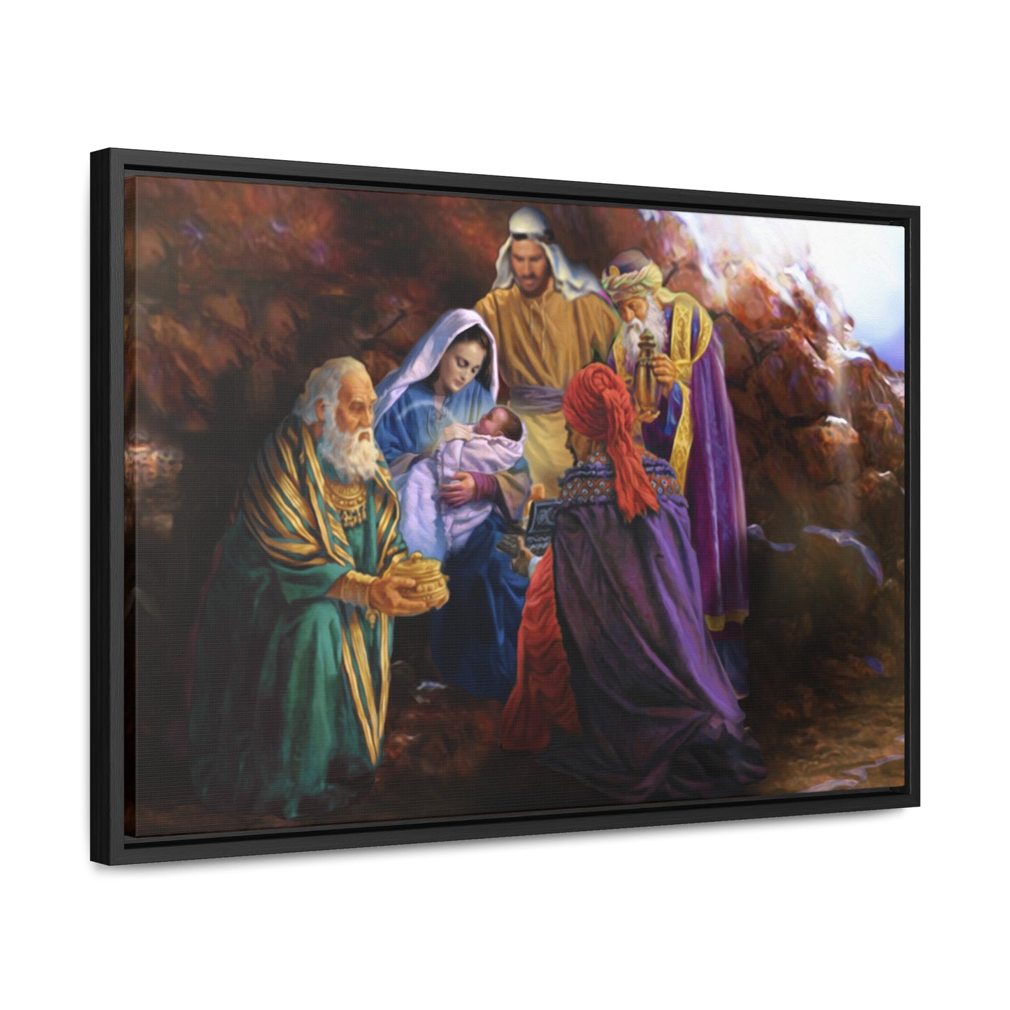 Holy Night - Framed Gallery Canvas