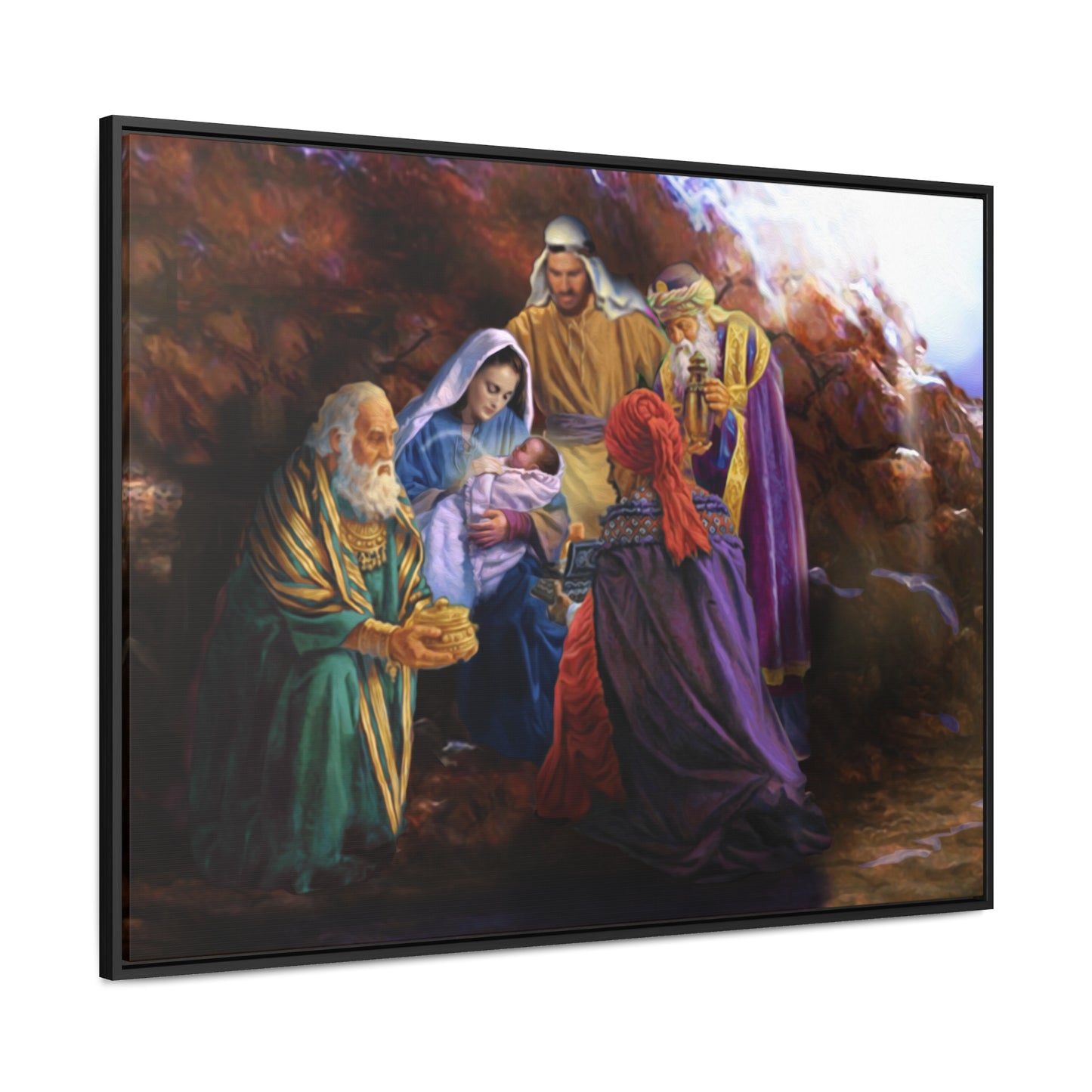 Holy Night - Framed Gallery Canvas