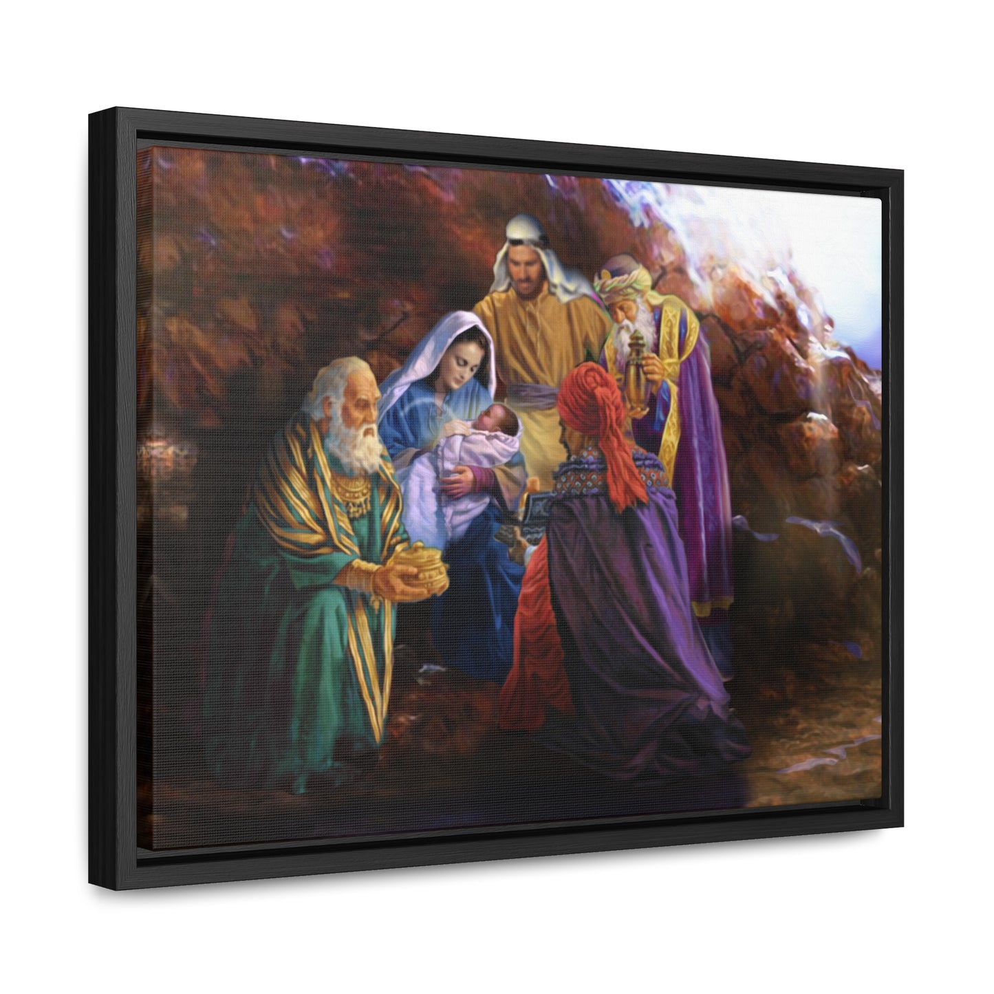 Holy Night - Framed Gallery Canvas