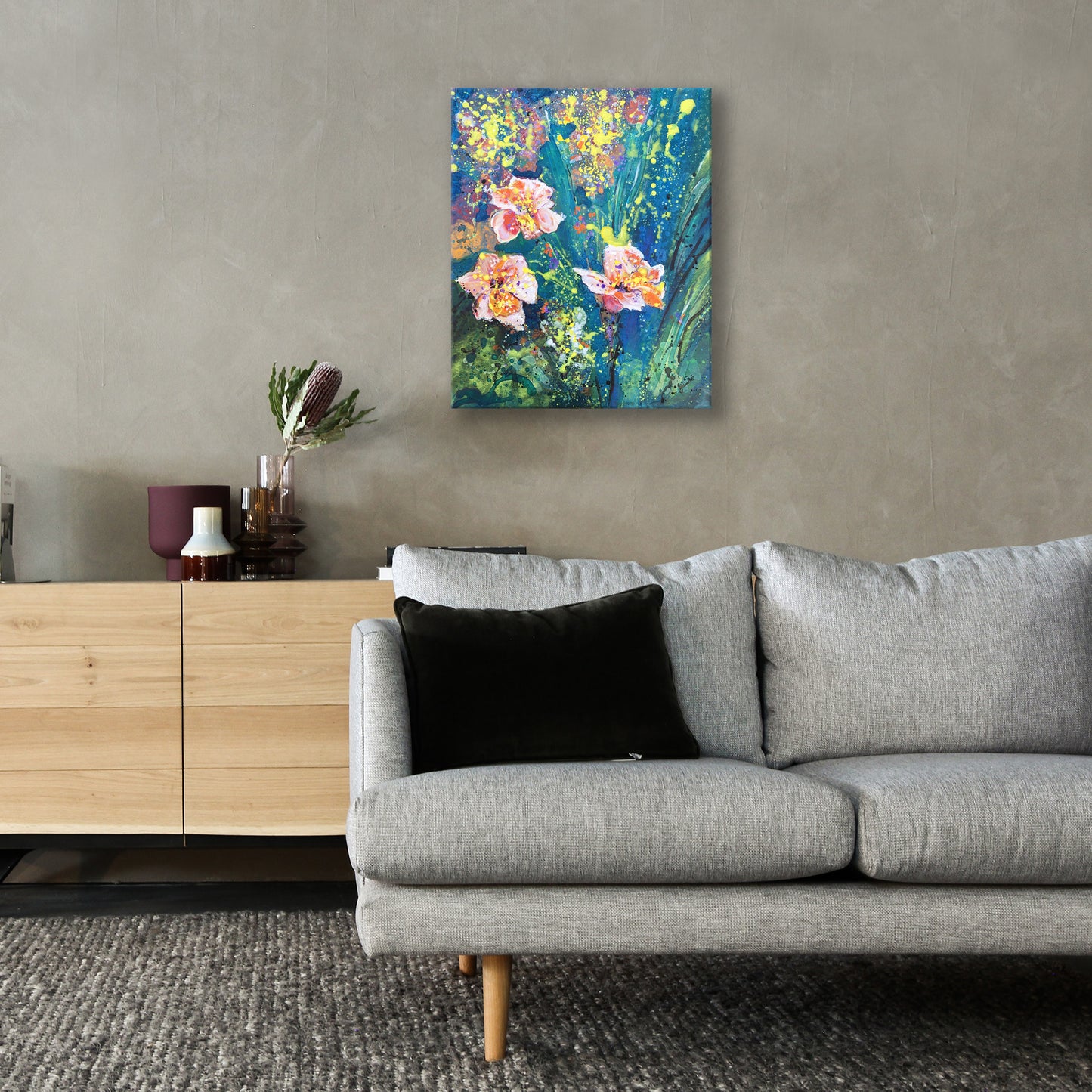"Day Lilies" - 20"x 16"