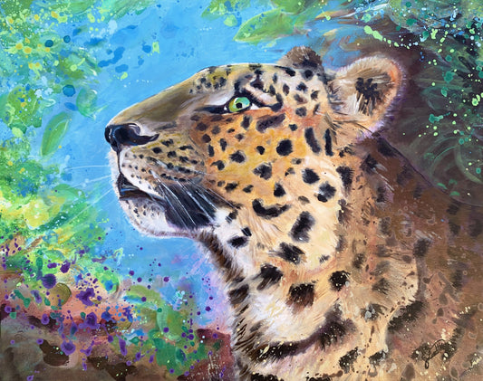 "I am watching you" - 20"x 16"