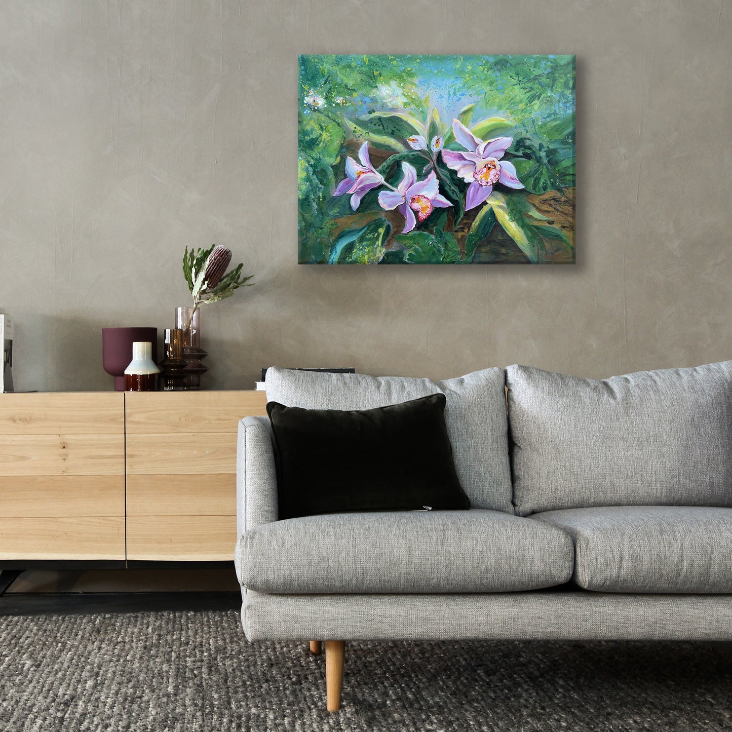 "White Orchid 1" - 24"x 18"