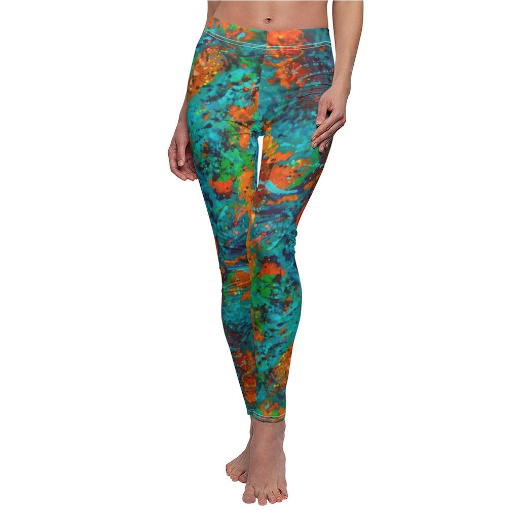 Sport & Casual Leggings - Nature Burst