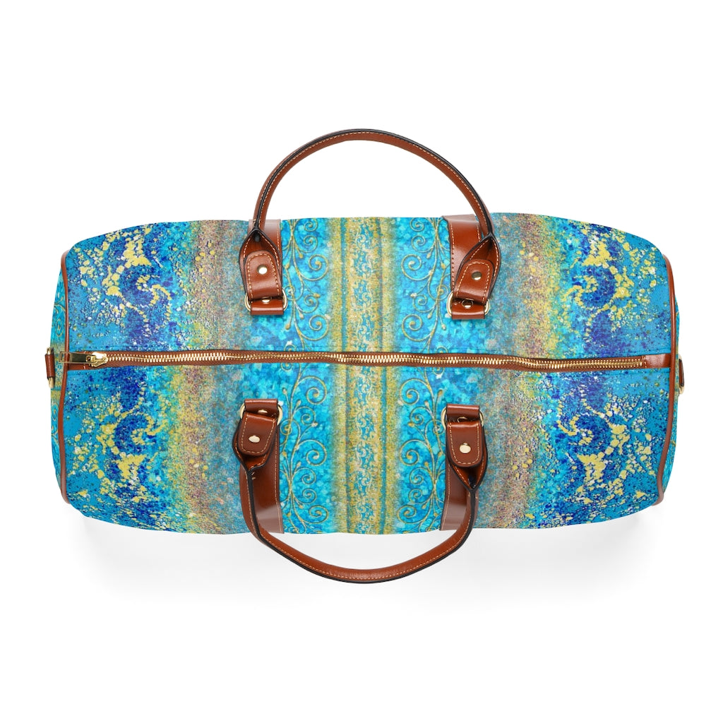 Waterproof Travel Bag - Royal Blue/Turquoise