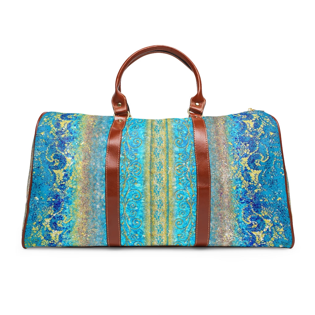 Waterproof Travel Bag - Royal Blue/Turquoise