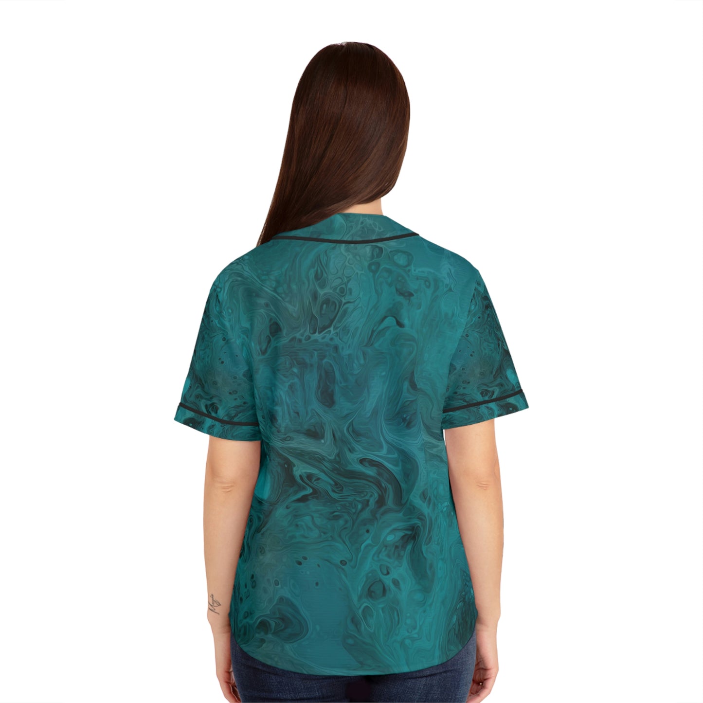 Women's Baseball Jersey - Life's Mystery-Forest