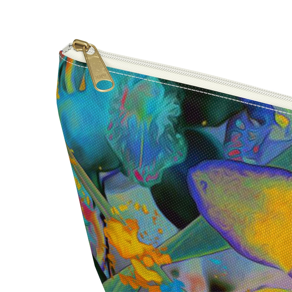 Accessory Pouch w T-bottom - Midnight Orchid