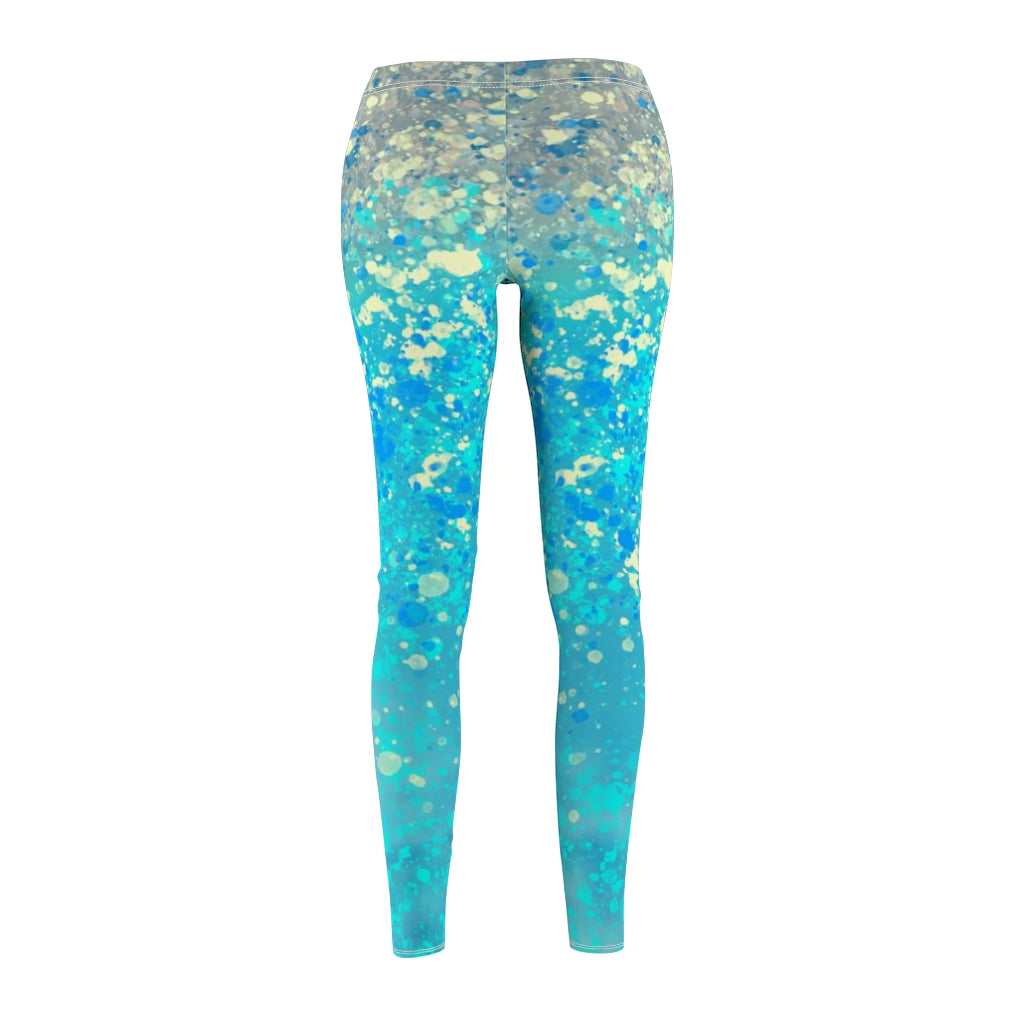 Sport & Casual Leggings - Turquoise Splash