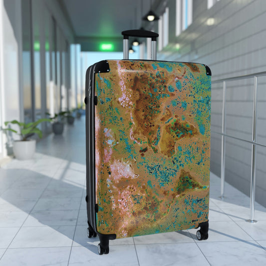 Hard Shell Suitcases - World Map