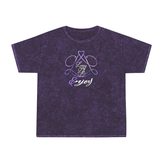 Unisex Mineral Wash T-Shirt - LL/Enjoy