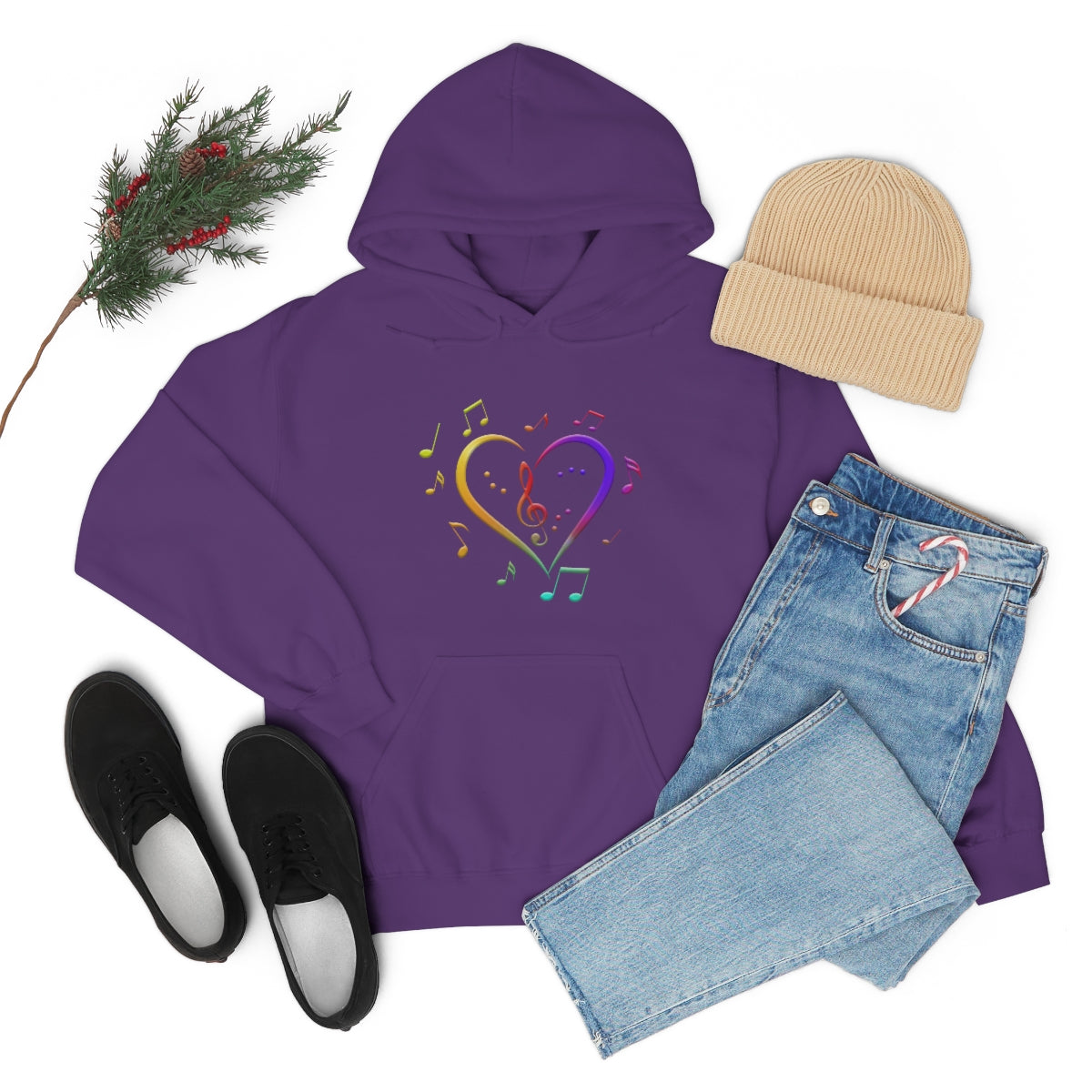 Unisex Heavy Blend™ Hooded Sweatshirt - Love of Music