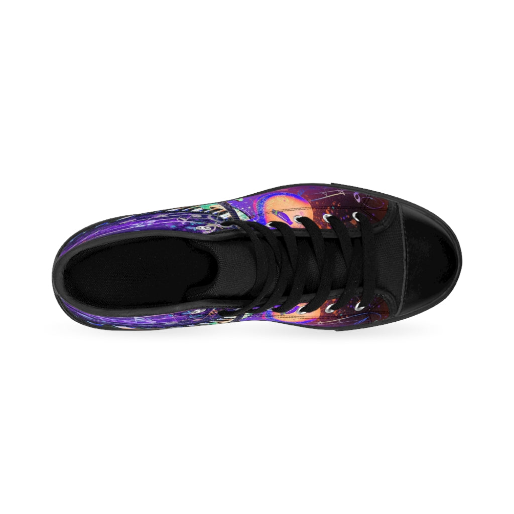 Men's High-top Sneakers -Music 1