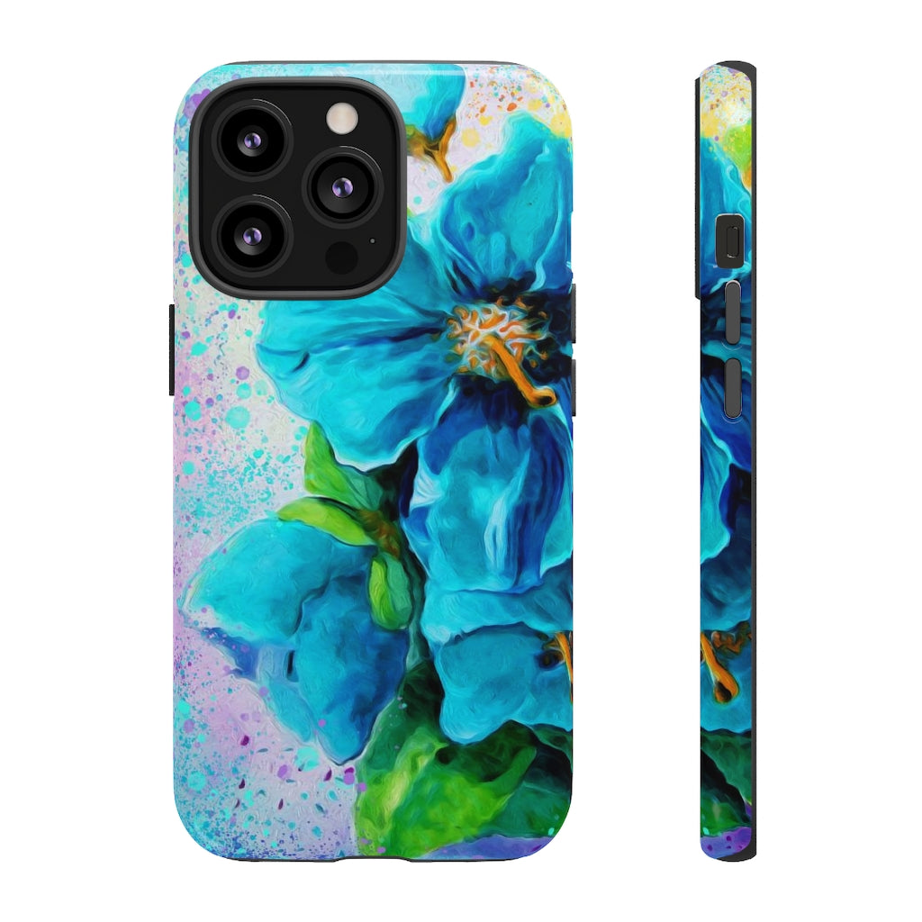 Tough Cases - Blue Hibiscus Heaven