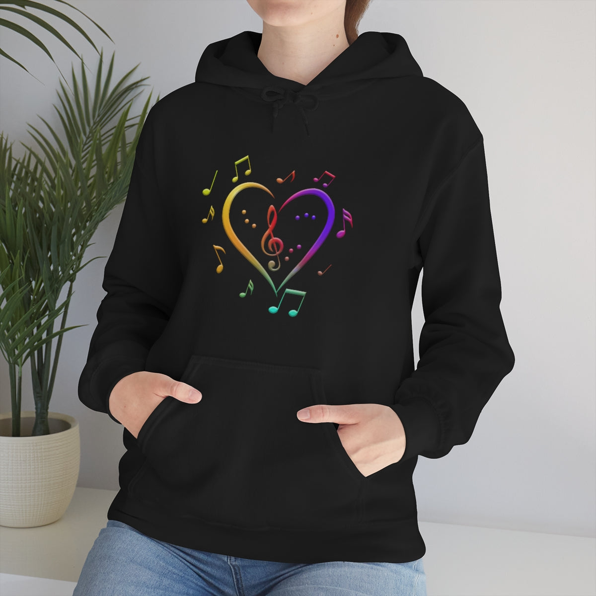 Unisex Heavy Blend™ Hooded Sweatshirt - Love of Music
