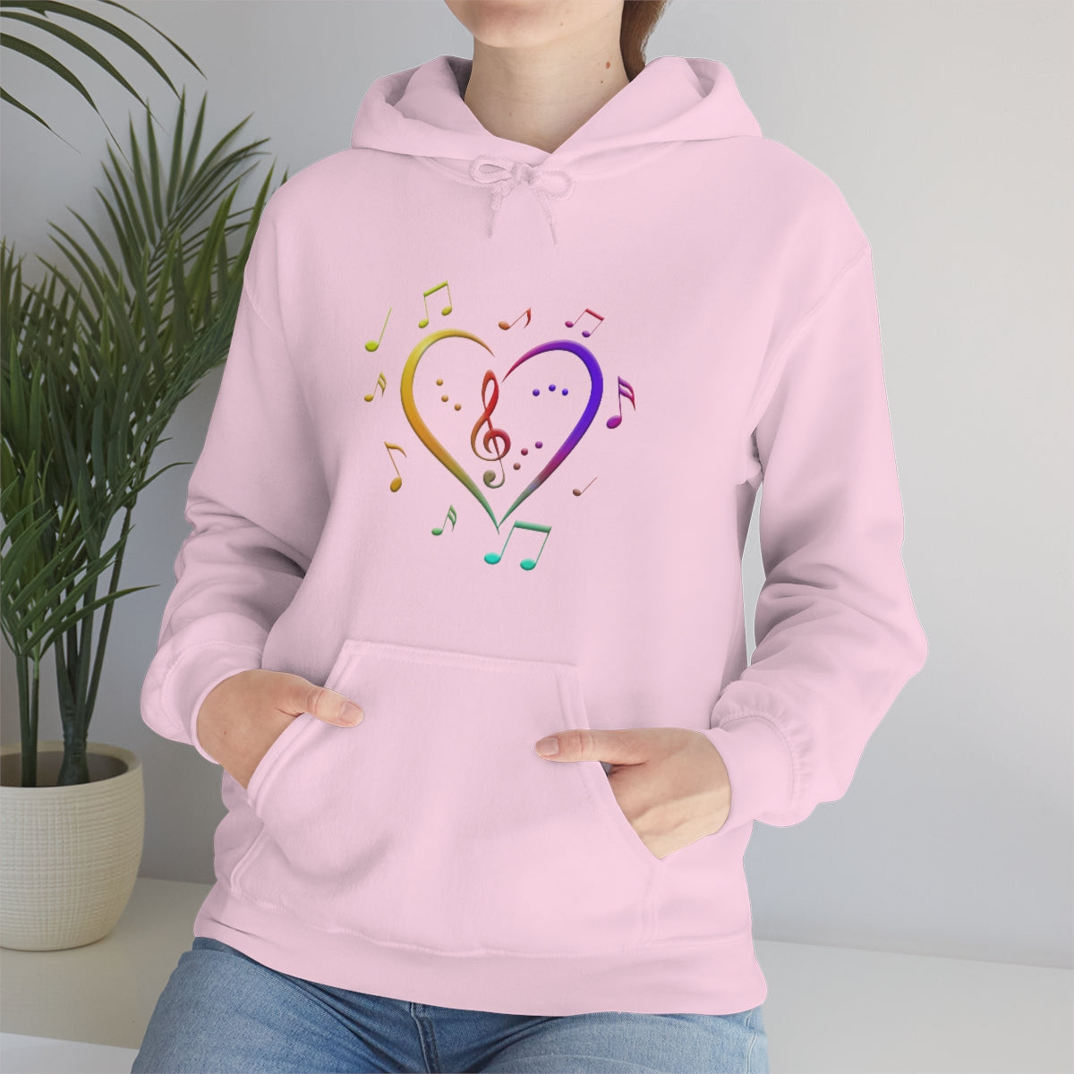 Unisex Heavy Blend™ Hooded Sweatshirt - Love of Music