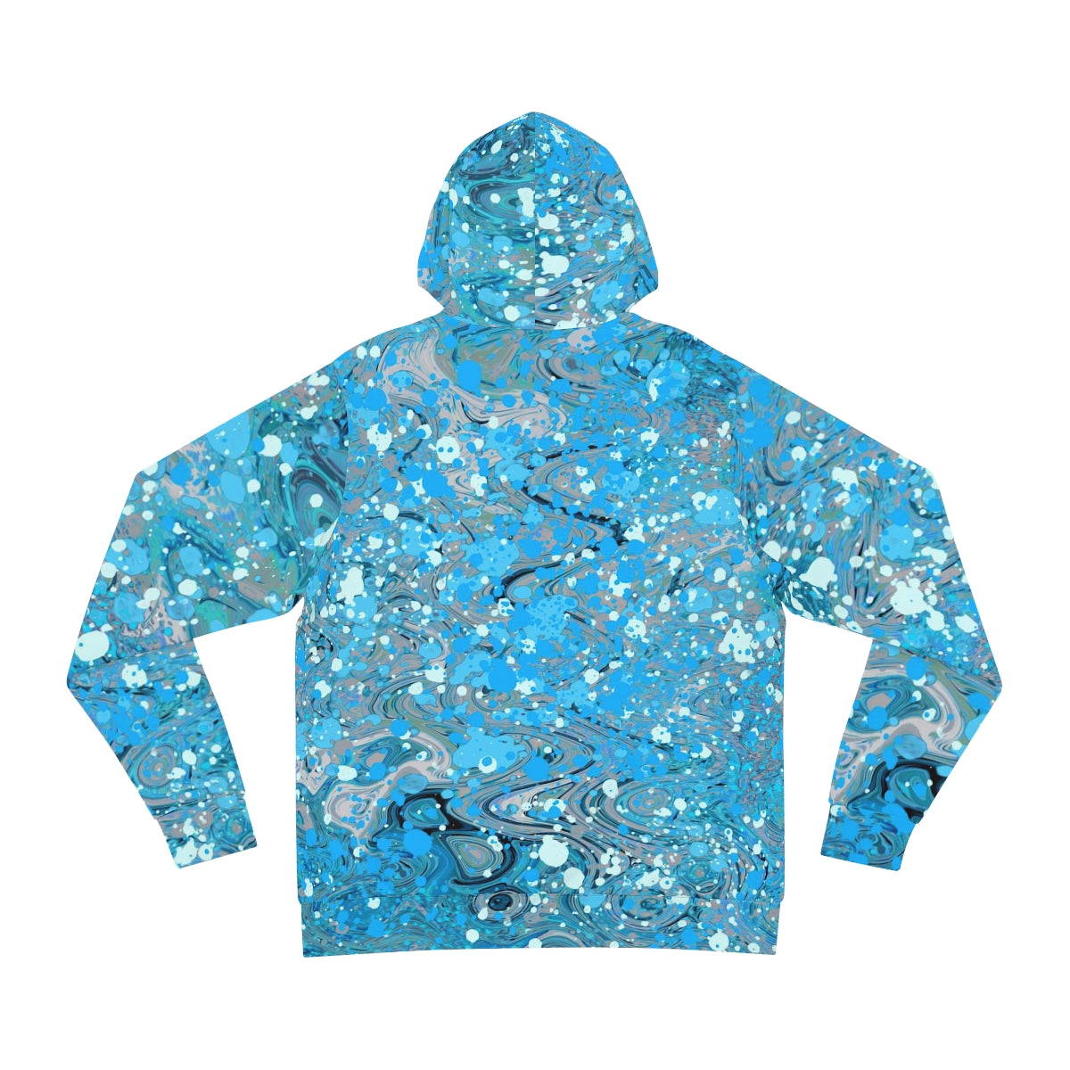 Fashion Hoodie - Color Swirls - Blue