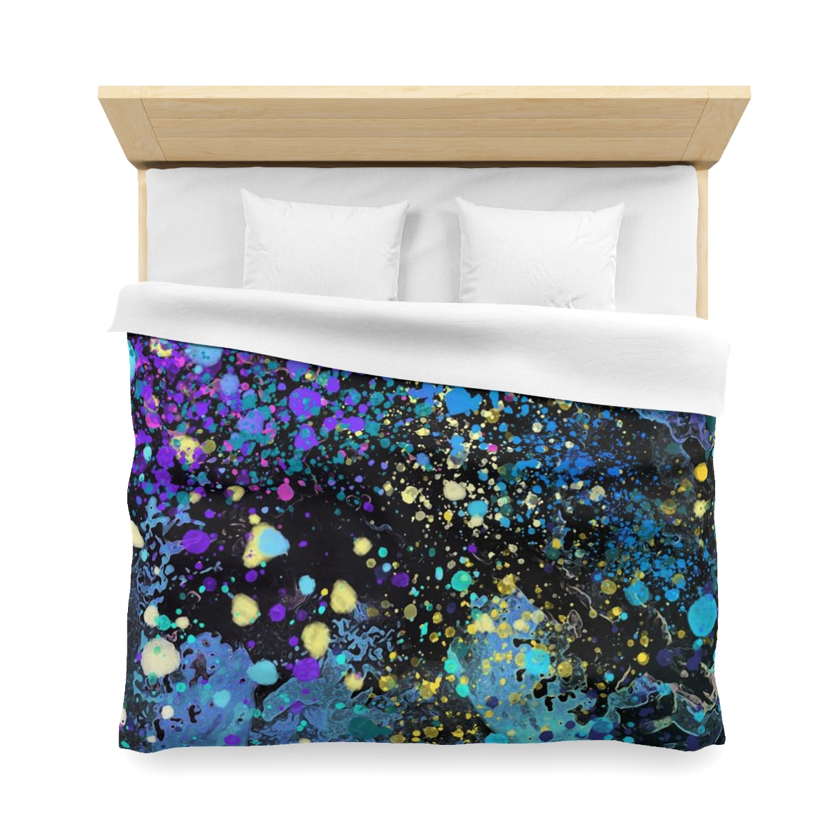 Microfiber Duvet Cover - Colorful Universe