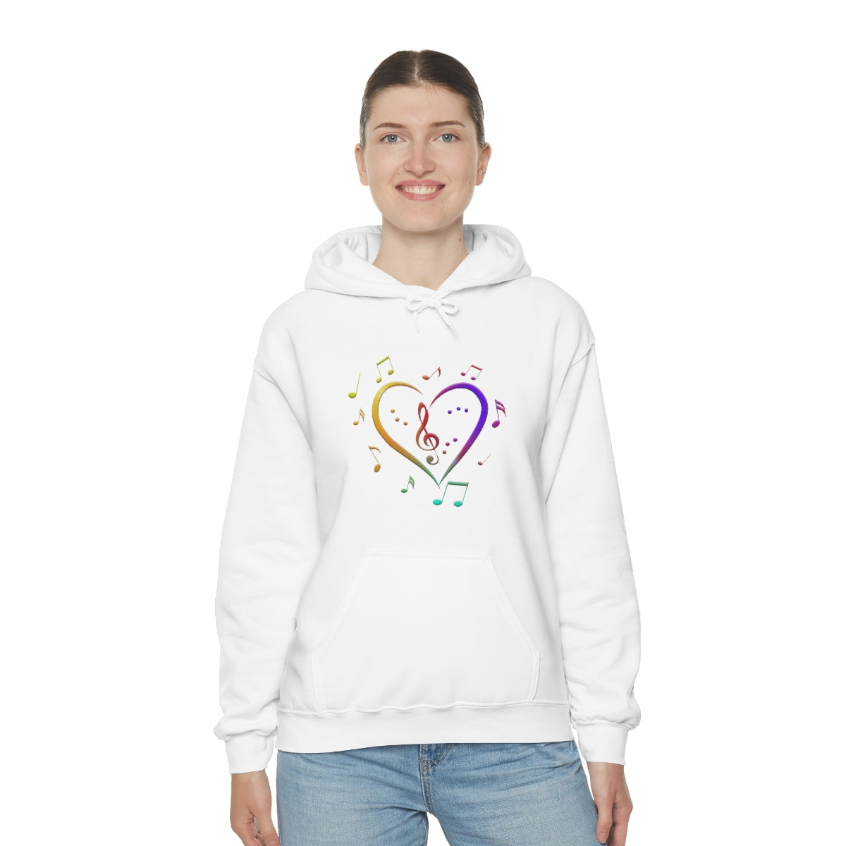 Unisex Heavy Blend™ Hooded Sweatshirt - Love of Music