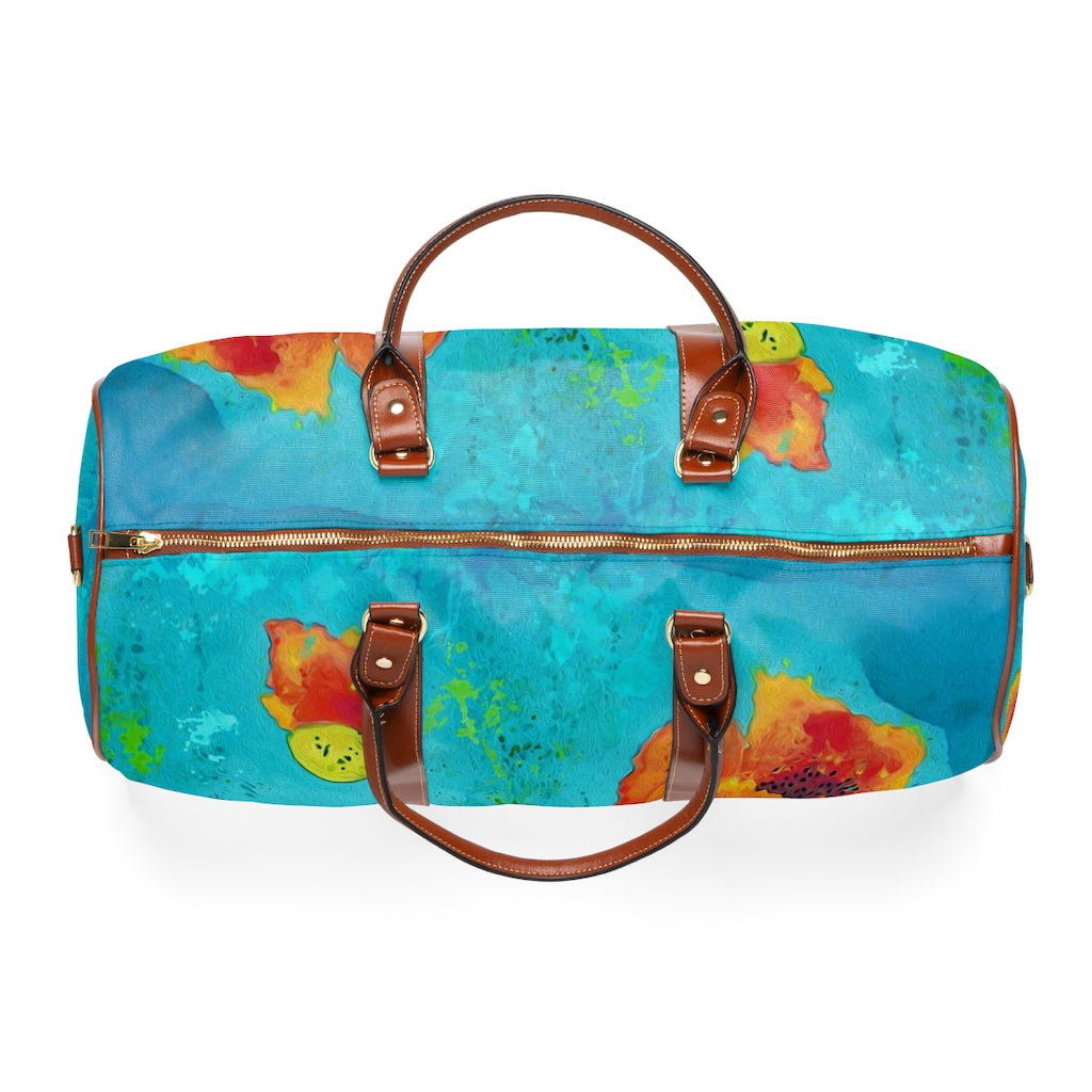 Waterproof Travel Bag - California Poppies