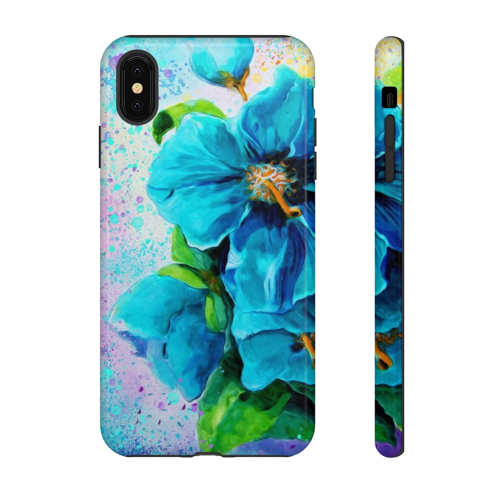 Tough Cases - Blue Hibiscus Heaven