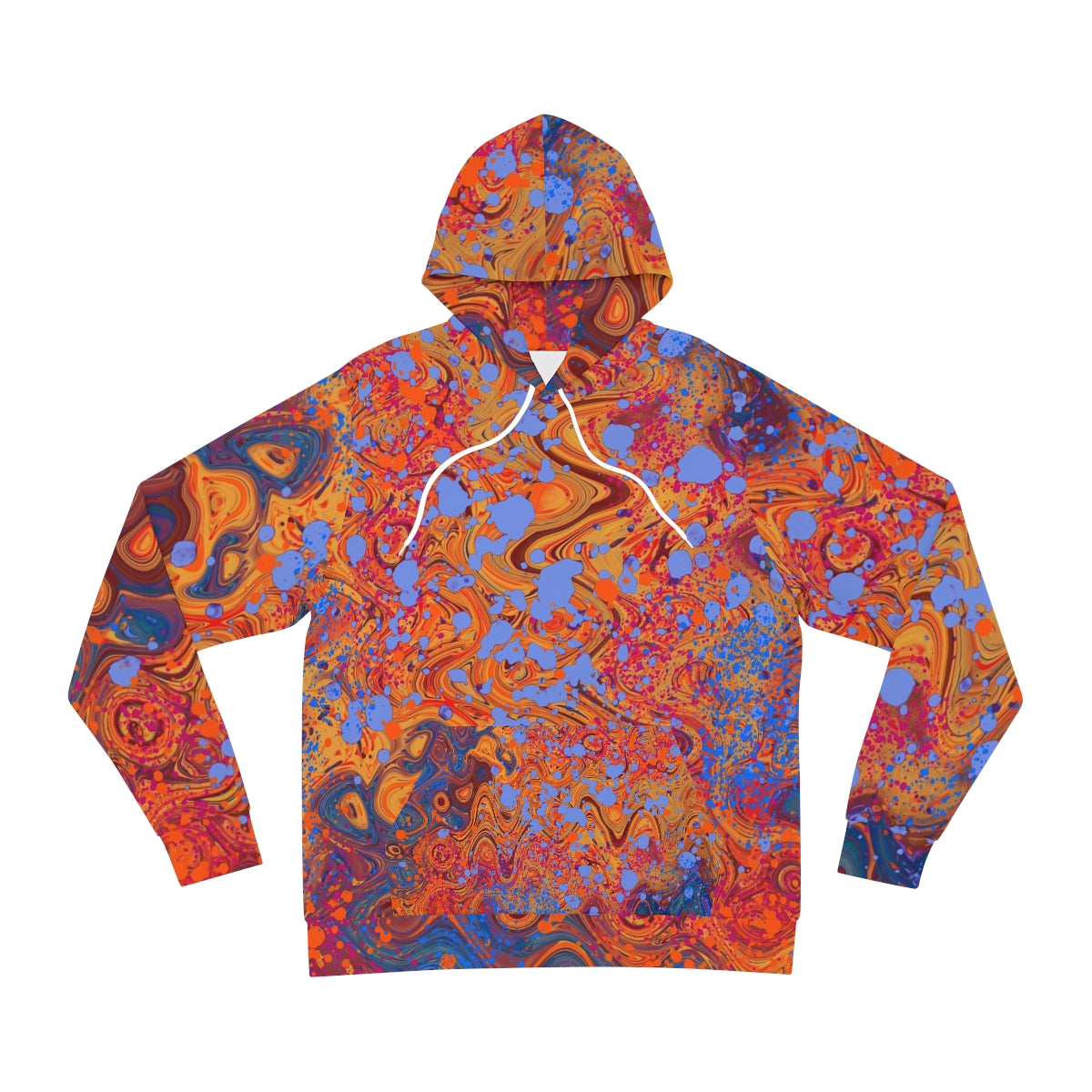 Fashion Hoodie - Color Swirls Red