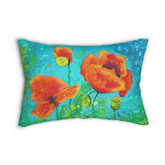 Lumbar Pillow - California Poppies