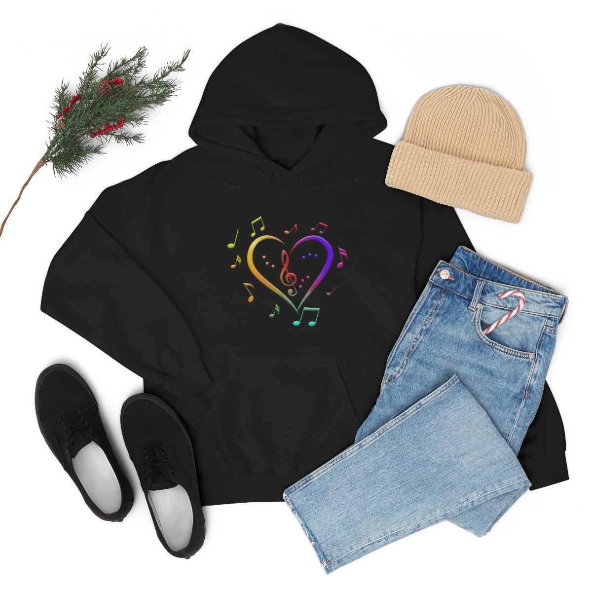 Unisex Heavy Blend™ Hooded Sweatshirt - Love of Music