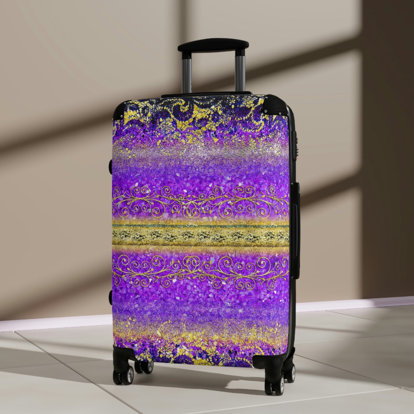 Hard Shell Suitcases - Royal Purple