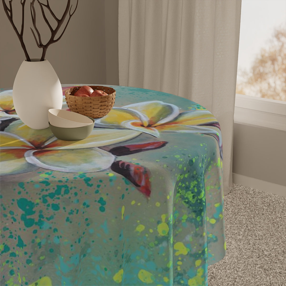 Table Cloth - Plumeria