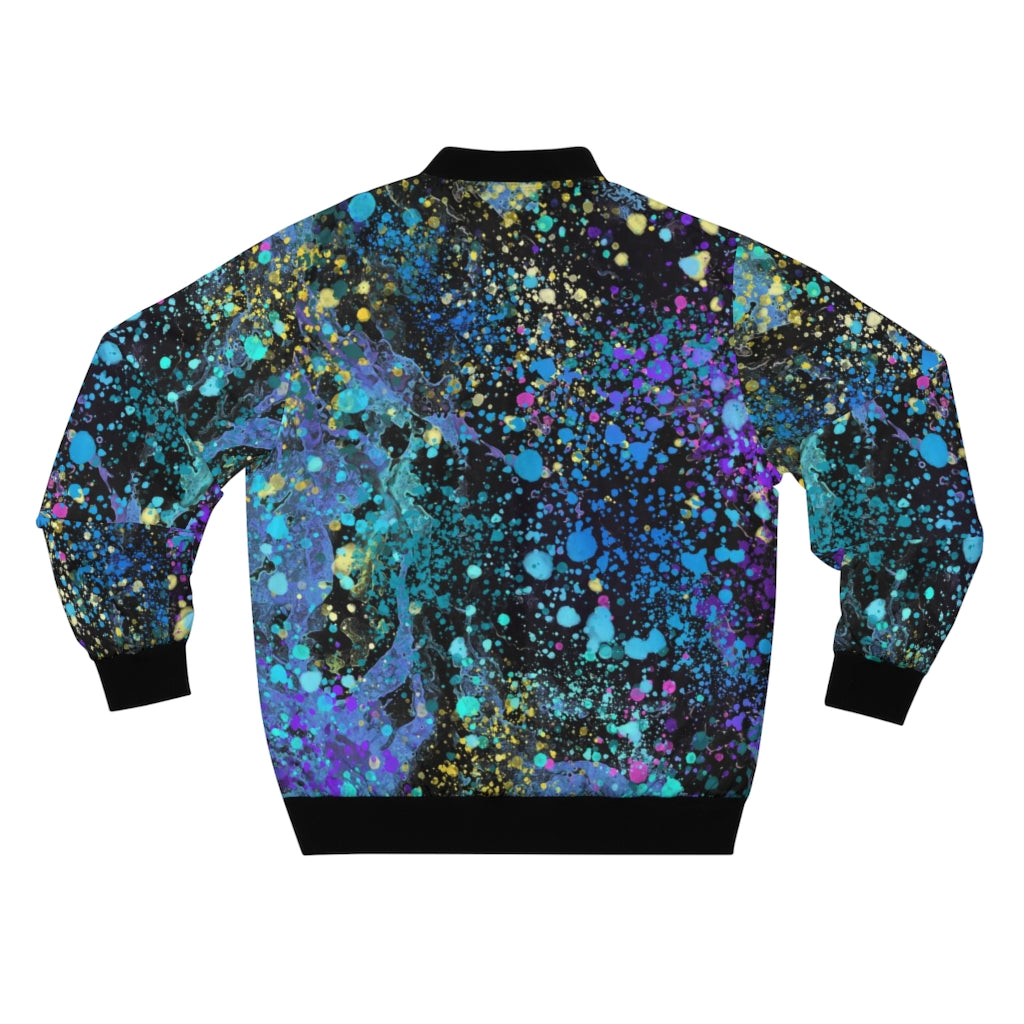 Unisex Bomber Jacket - Colorful Universe