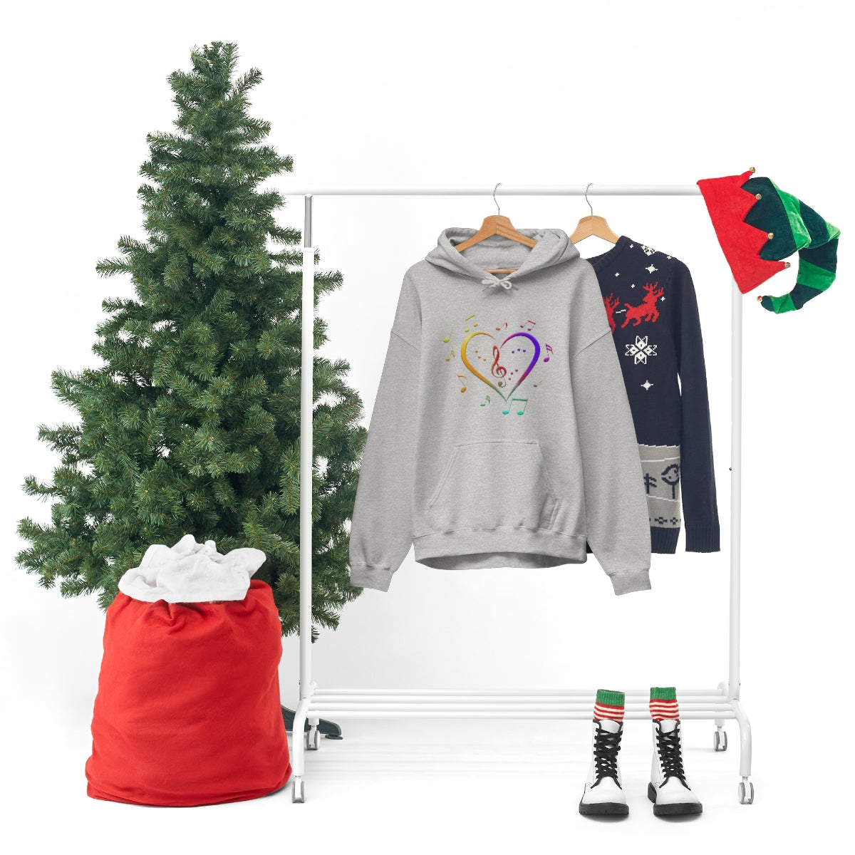 Unisex Heavy Blend™ Hooded Sweatshirt - Love of Music