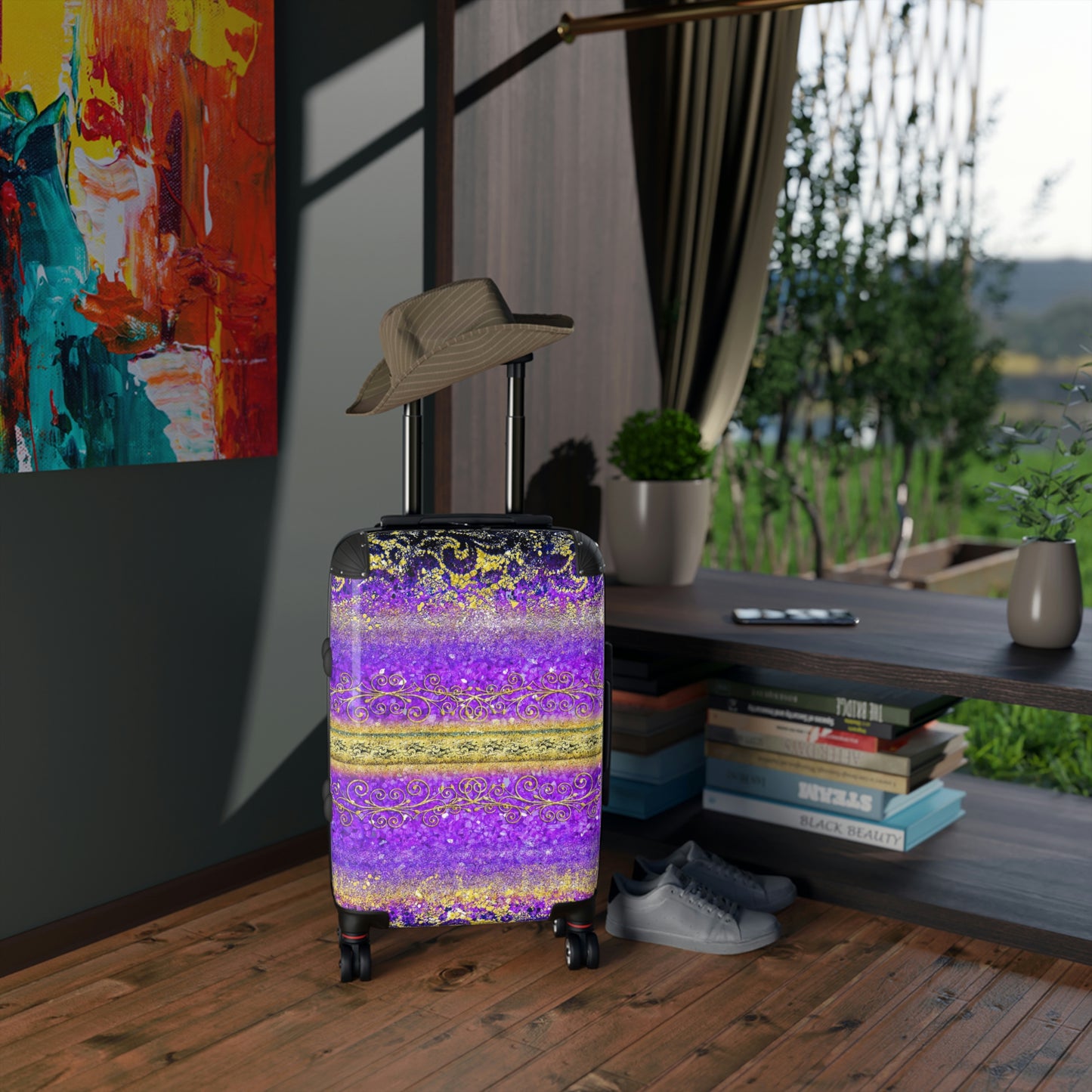 Hard Shell Suitcases - Royal Purple