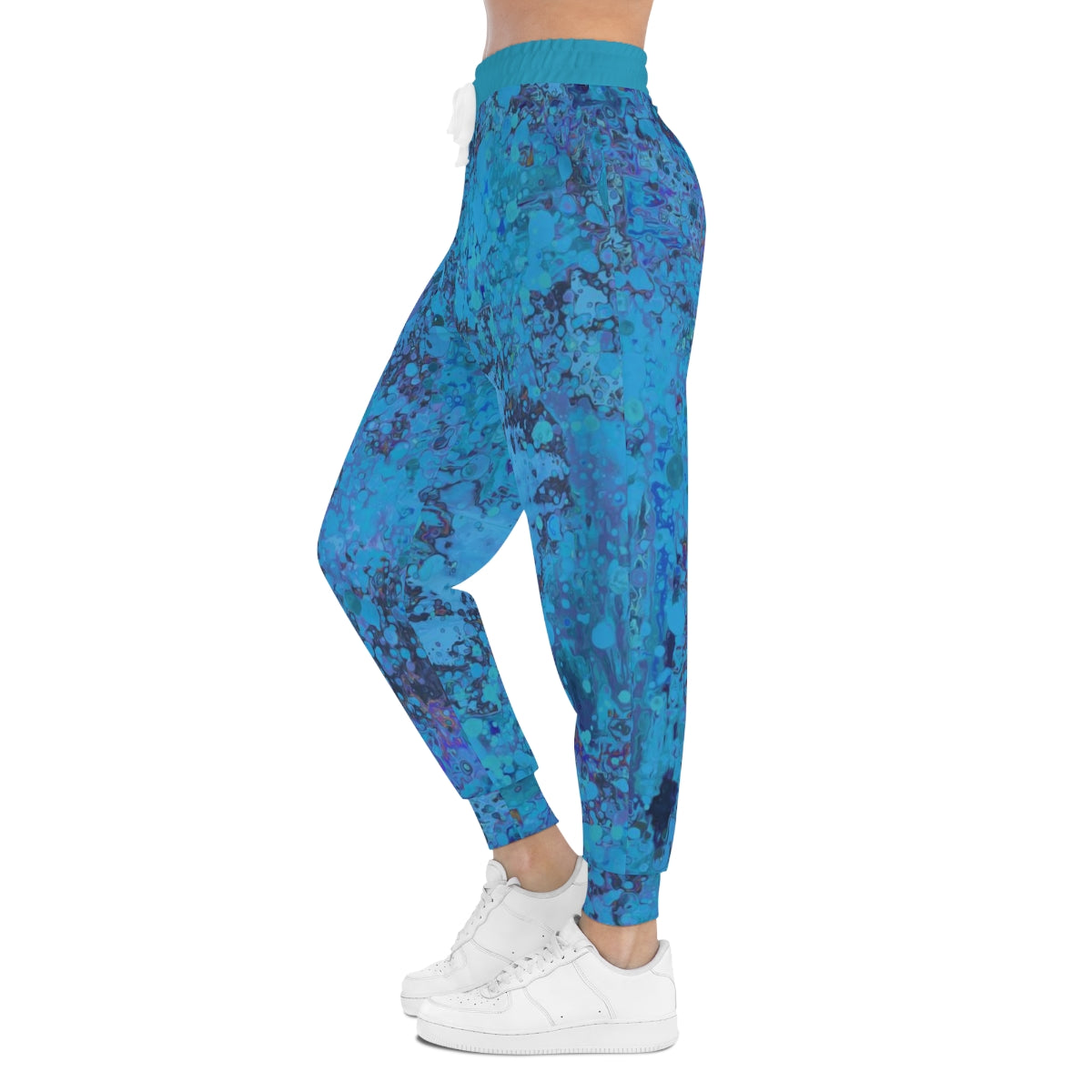 Athletic Joggers - Happy Splash-Turquoise/Blue