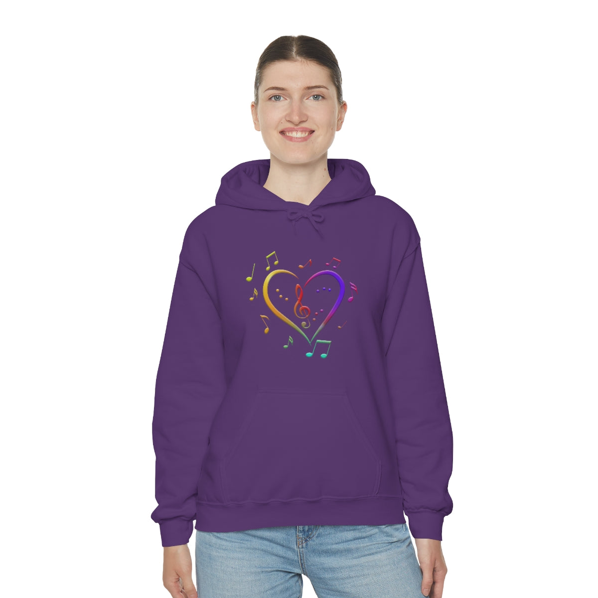Unisex Heavy Blend™ Hooded Sweatshirt - Love of Music