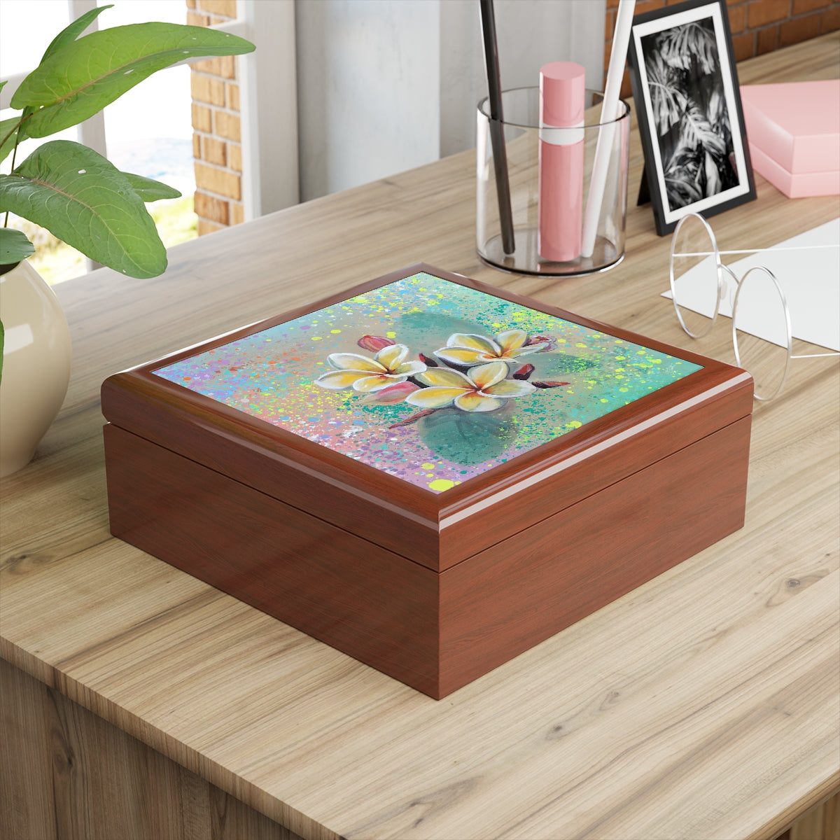 Jewelry Box - Plumeria